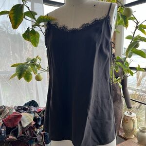 Boss Black Lace Trim Slip